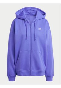 Adidas - adidas Bluza Essentials IY9624 Niebieski Loose Fit. Kolor: niebieski. Materiał: bawełna #6