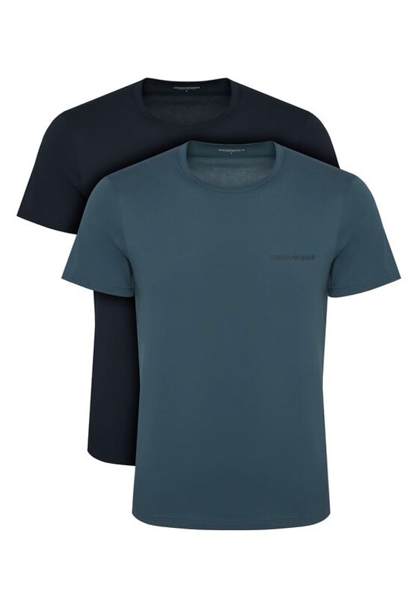 Emporio Armani Underwear Komplet t-shirtów EM000391 AF20671 MB520 Kolorowy Regular Fit. Materiał: bawełna. Wzór: kolorowy