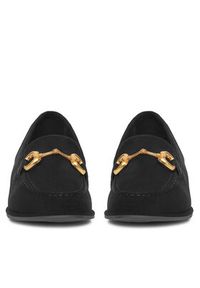 DeeZee Loafersy 1-141-1 Czarny. Kolor: czarny. Materiał: materiał #7