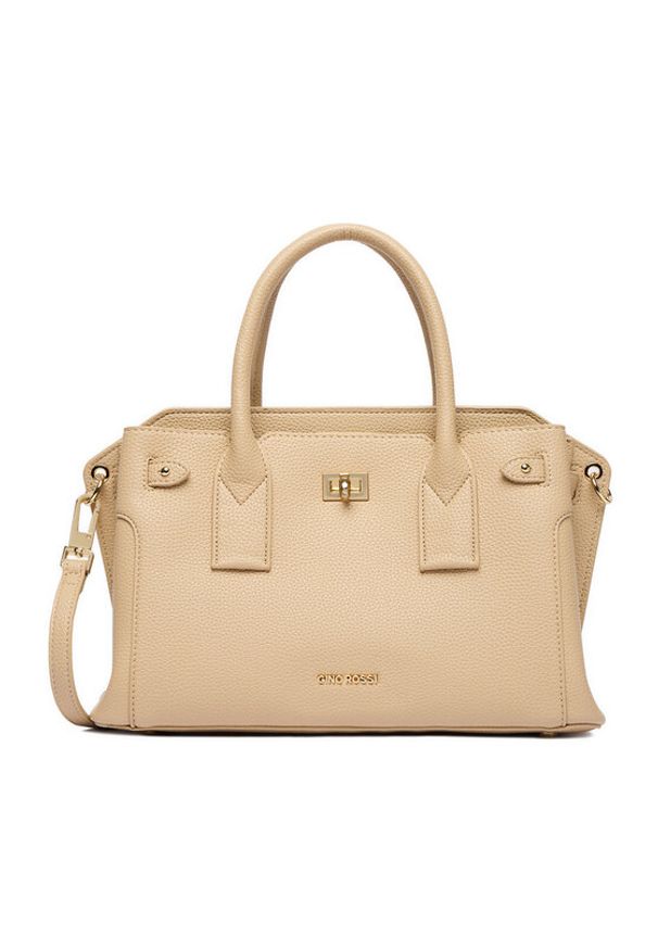 Gino Rossi - GINO ROSSI Torebka EO-LX20081 Beżowy. Kolor: beżowy