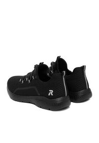 Rieker Sneakersy M5070-00 Czarny. Kolor: czarny. Materiał: materiał #8