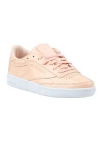 Reebok - Buty Sportowe Damskie Club C 85 Patent Coated Leather. Kolor: różowy. Sezon: zima. Styl: sportowy