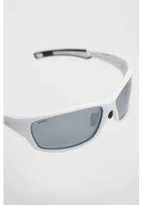 Uvex okulary przeciwsłoneczne Sportstyle 232 P kolor biały. Kolor: biały