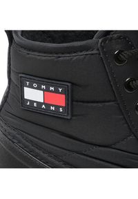 Tommy Jeans Botki Fashion Boot EN0EN01912 Czarny. Kolor: czarny. Materiał: materiał #4