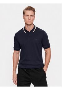 BOSS - Boss Polo Penrose 38 50469360 Granatowy Regular Fit. Typ kołnierza: polo. Kolor: niebieski. Materiał: bawełna