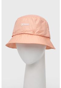 columbia - Columbia kapelusz kolor pomarańczowy. Kolor: pomarańczowy. Materiał: tkanina, materiał