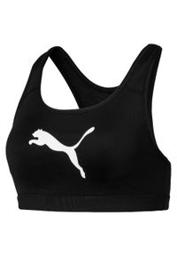 Biustonosz dla kobiet Puma Liga. Kolor: czarny, biały, wielokolorowy. Materiał: materiał. Sport: fitness
