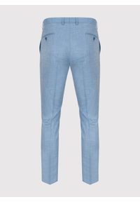 Pako Lorente - PAKO LORENTE – Niebieskie męskie spodnie garniturowe. Kolor: niebieski. Materiał: poliester, elastan, wiskoza #4