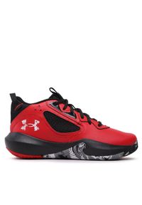 Under Armour Buty Ua Gs Lockdown 6 3025617-600 Czerwony. Kolor: czerwony. Materiał: skóra