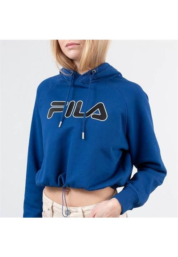 Bluza sportowa damska Fila 687315949. Typ kołnierza: kaptur. Kolor: niebieski