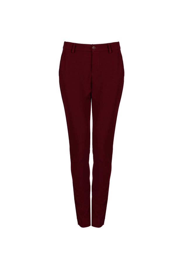 Liu Jo Spodnie "Chino" | WF1220 T7896 | Kobieta | Czerwony. Okazja: na co dzień. Kolor: czerwony. Materiał: elastan, poliester. Długość: długie. Styl: sportowy, elegancki, casual