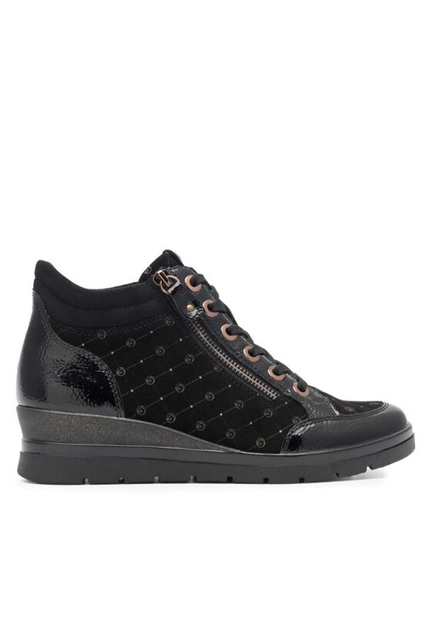Remonte Sneakersy R0773-04 Czarny. Kolor: czarny. Materiał: zamsz, skóra