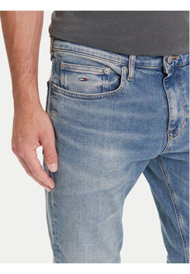 Tommy Jeans Jeansy Scanton DM0DM21005 Niebieski Slim Fit. Kolor: niebieski