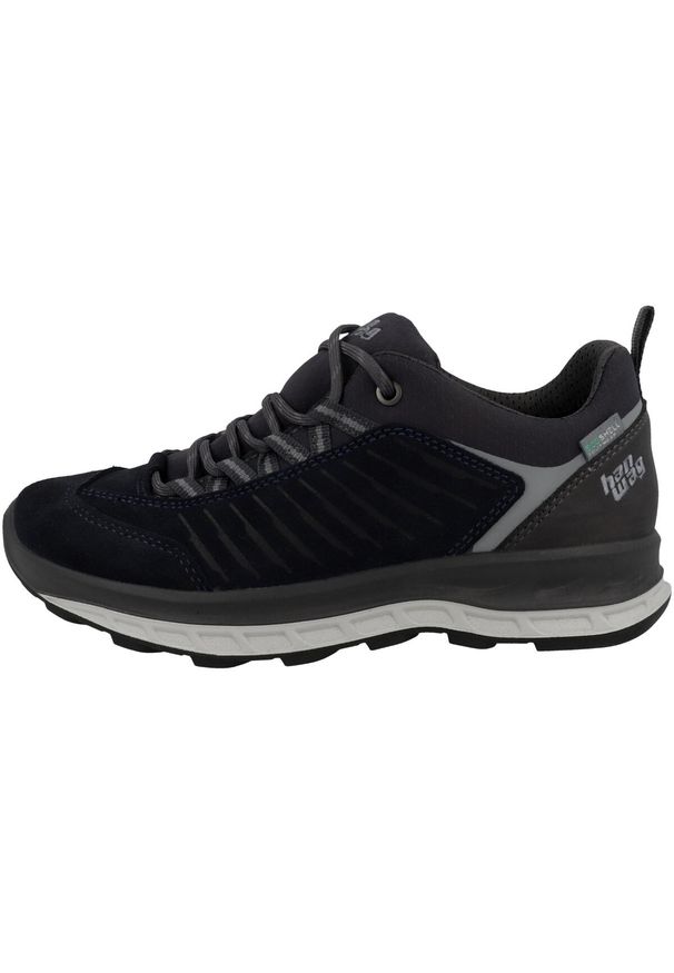 Buty do chodzenia damskie Hanwag Blueridge Low Es. Zapięcie: sznurówki. Kolor: wielokolorowy, niebieski. Materiał: materiał, syntetyk, tkanina. Szerokość cholewki: normalna. Sport: turystyka piesza