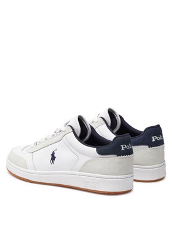Polo Ralph Lauren Sneakersy 809945158002 Biały. Kolor: biały. Materiał: skóra