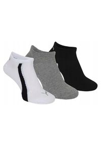 Puma - Skarpety Lifestylowe Unisex Dla Dorosłych (zestaw 3 Sztuk). Kolor: czarny, szary, biały, wielokolorowy. Sport: tenis