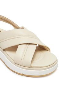 Clarks Sandały Tuscan Cross 26181470 Écru. Kolor: kremowy. Materiał: skóra #4