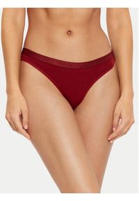 Calvin Klein Underwear Komplet 3 par stringów Thong 3pk 000QD5244E Kolorowy. Materiał: bawełna. Wzór: kolorowy #7
