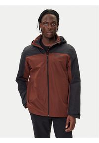 Jack Wolfskin Kurtka outdoor Taubenberg 3in1 1115311 Brązowy Regular Fit. Kolor: brązowy. Materiał: syntetyk. Sport: outdoor