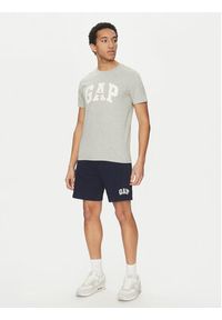 GAP - Gap Szorty sportowe 866651-03 Granatowy Regular Fit. Kolor: niebieski. Materiał: bawełna. Styl: sportowy #3