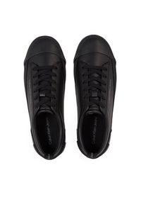 Calvin Klein Jeans Sneakersy Vulcanized Laceup Low Lth YM0YM00795 Czarny. Kolor: czarny #4