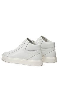 Calvin Klein Sneakersy High Top Lace Up Archive Stripe HM0HM01291 Biały. Kolor: biały