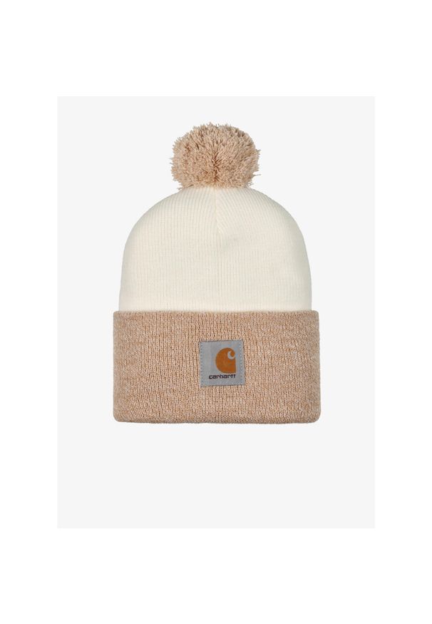 Czapka zimowa damska Carhartt Lookout Hat - winter white. Kolor: beżowy. Sezon: zima