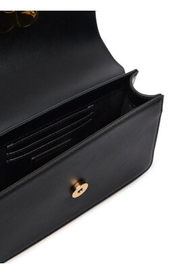 Love Moschino - LOVE MOSCHINO Torebka JC4147PP1OL1600A Czarny. Kolor: czarny. Materiał: skórzane