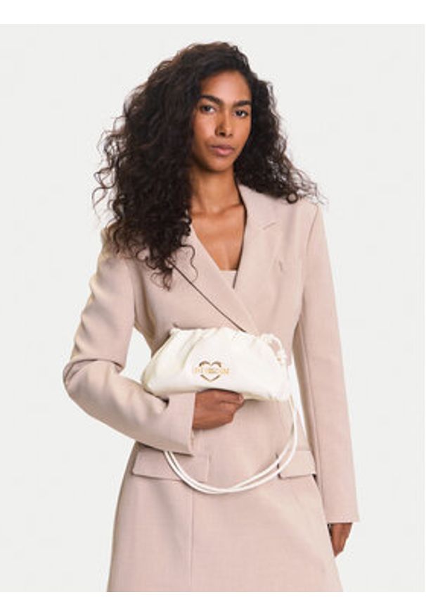Love Moschino - LOVE MOSCHINO Torebka JC4286PP0MKK0100 Biały. Kolor: biały. Materiał: skórzane