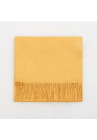Mohito - Gładki szalik z wiskozą - Żółty. Kolor: żółty. Materiał: wiskoza. Wzór: gładki #1