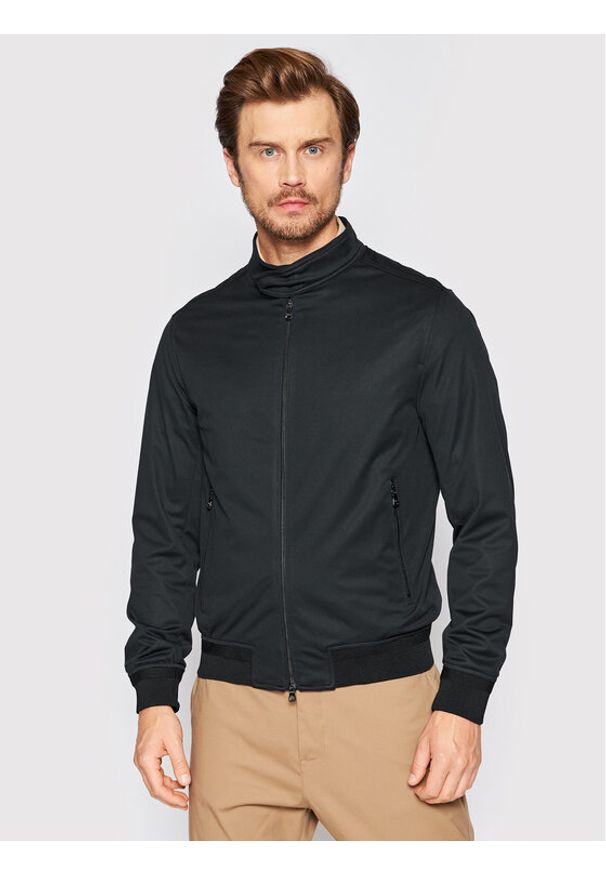 Oscar Jacobson Kurtka przejściowa Harry 8250 9642 Granatowy Regular Fit. Kolor: niebieski. Materiał: syntetyk