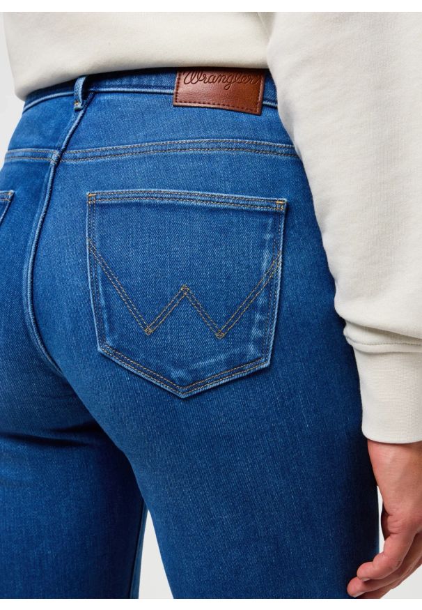 Wrangler - DAMSKIE SPODNIE WRANGLER STRAIGHT RUSTIC 112351017