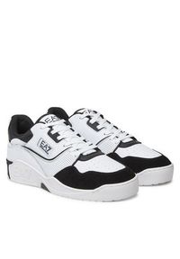 EA7 Emporio Armani Sneakersy X8X187 XK402 C695 Biały. Kolor: biały. Materiał: skóra #5