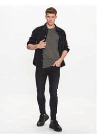 G-Star RAW - G-Star Raw T-Shirt D16396-2653-B575 Szary Regular Fit. Kolor: szary. Materiał: bawełna #6