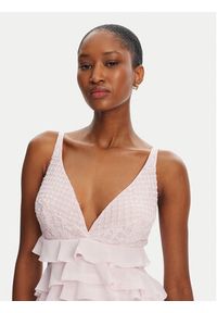 Elisabetta Franchi Garnitur AB-R42-52E2- Różowy Regular Fit. Kolor: różowy. Materiał: syntetyk #3