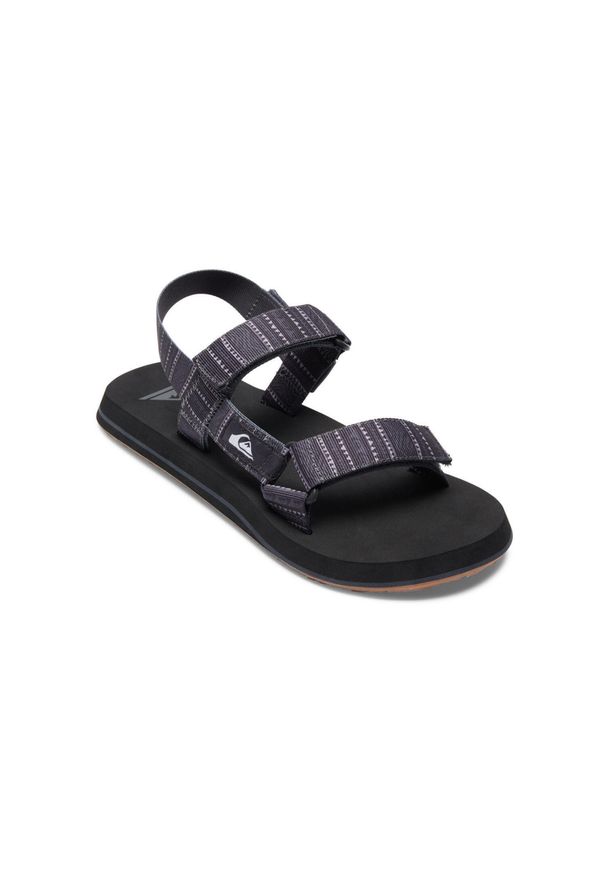 Quiksilver - Sandały dla Mężczyzn MONKEY CAGED Szary. Kolor: szary. Materiał: guma. Wzór: nadruk. Sezon: lato