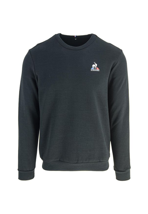 Bluza Le Coq Sportif Essential N4, Mężczyźni. Kolor: czarny. Materiał: bawełna, materiał. Sport: fitness