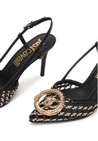 Just Cavalli Szpilki 80RA3S14 ZSE38 Czarny. Kolor: czarny. Materiał: skóra. Obcas: na szpilce #3