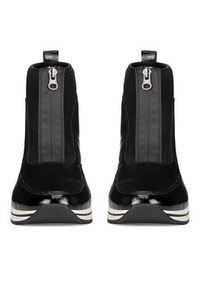 Remonte Botki D0T71-01 Czarny. Kolor: czarny. Materiał: materiał #3