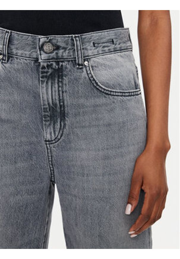 Marella Jeansy 2423186034 Szary Wide Leg. Kolor: szary