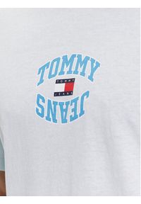 Tommy Jeans T-Shirt DM0DM16227 Błękitny Classic Fit. Kolor: niebieski. Materiał: bawełna #5