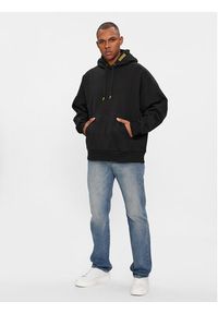 Calvin Klein Bluza Grid Logo K10K112255 Czarny Regular Fit. Kolor: czarny. Materiał: bawełna