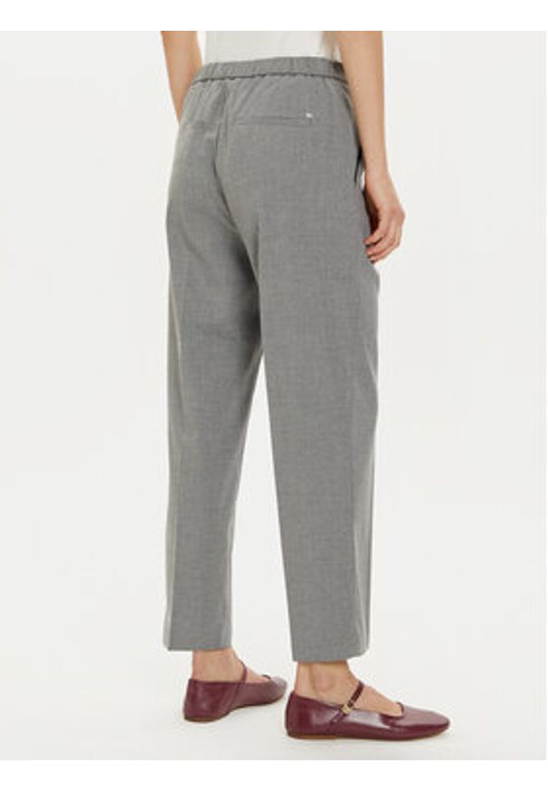 TOMMY HILFIGER - Tommy Hilfiger Chinosy WW0WW42951 Szary Straight Fit. Kolor: szary. Materiał: syntetyk, wiskoza