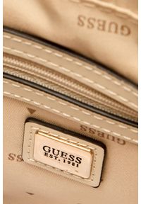 Guess - GUESS Damska shopperka w kolorze taupe Daryna. Kolor: beżowy. Materiał: skórzane #4