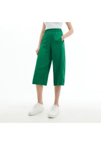 Reserved - Spodnie kuloty - Zielony. Kolor: zielony
