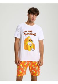 Sinsay - Piżama dwuczęściowa The Simpsons - biały. Kolor: biały #1