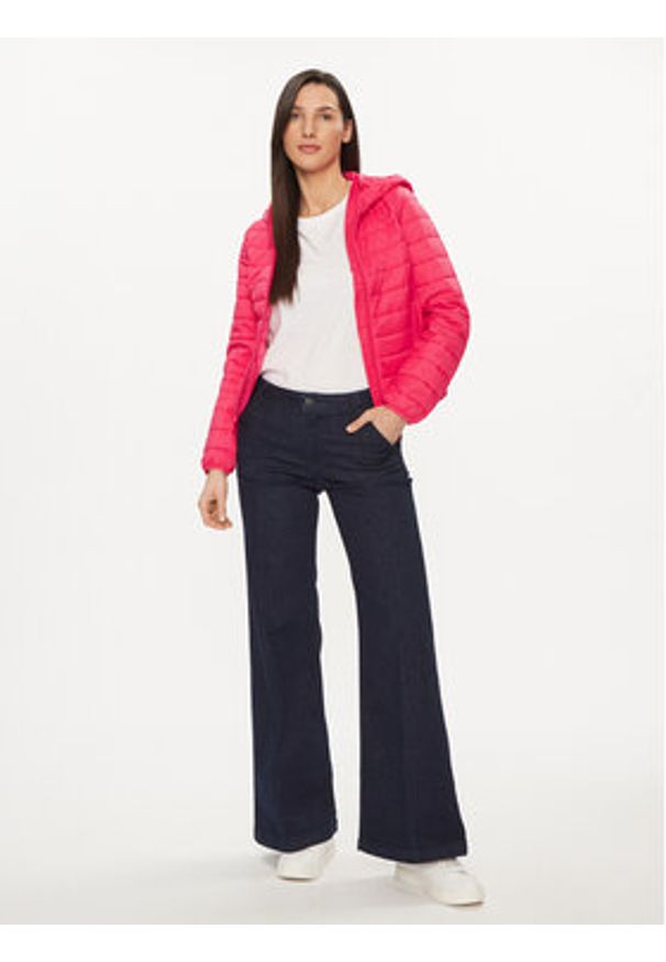 United Colors of Benetton - United Colors Of Benetton Kurtka przejściowa 2TWDDN024 Różowy Regular Fit. Kolor: różowy. Materiał: syntetyk