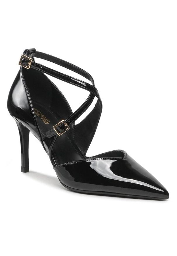 Szpilki MICHAEL Michael Kors. Kolor: czarny. Materiał: lakier, skóra. Obcas: na szpilce