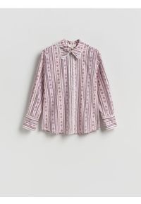 Reserved - Koszula z koronką - wielobarwny. Materiał: koronka. Wzór: koronka