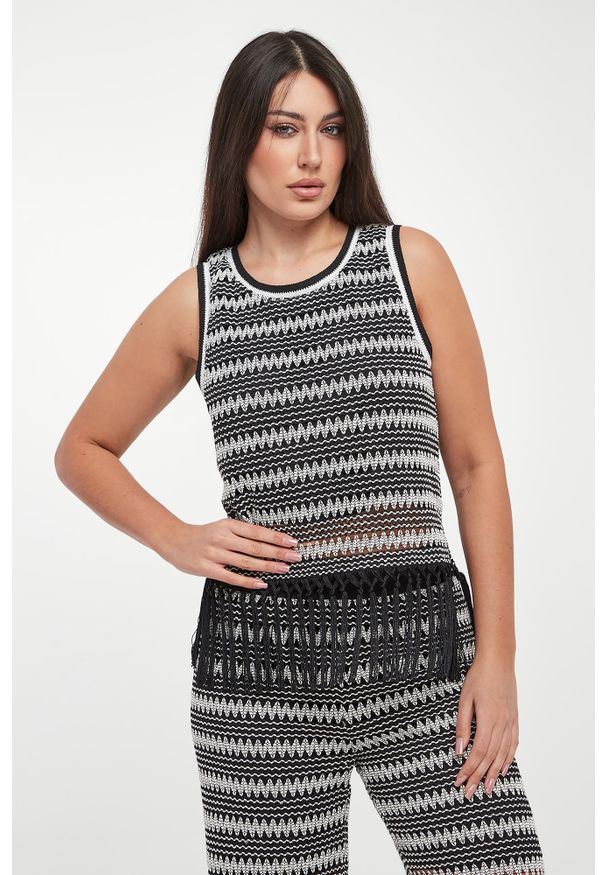 Sportalm - Top damski haftowany SPORTALM. Wzór: haft